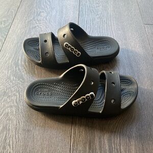 CROCS slide in black, size M3/W5